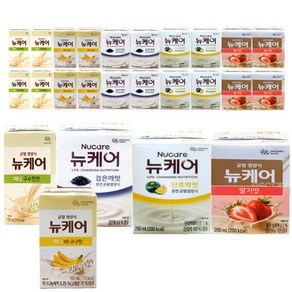 뉴케어 미니 구수한맛 5팩+ 미니 바나나맛 5팩+ 검은깨 5팩+ 단호박맛 5팩+ 딸기맛 5팩, 1세트, 15ml