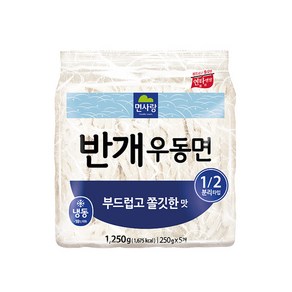 (무)(냉동)면사랑 반개우동면 1.25kgX5개