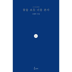 꽃을 보듯 너를 본다(J.H CLASSIC 2)(양장본 HadCove) 저자 나태주 / 출판사 지혜