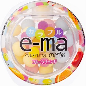 미각당 e-ma 목사탕 용기 다채로운 과일 체인지 33g×6개, 350g, 1개