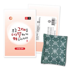 해피데이 오늘 그대를 따뜻하게 해드리리라 포켓용 핫팩 100g, 70개