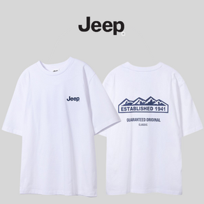 지프 JEEP 반팔 티셔츠 남 여 공용 오버핏