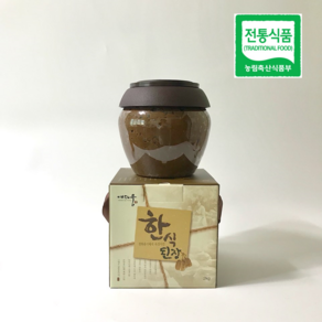 [예다움 문경한식된장] 전통식품인증 된장, 2kg, 1개