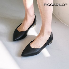 [PICCADILLY] 274065-24 플랫슈즈_블랙(1.5cm)