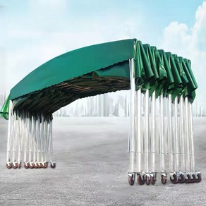 천막차고 이동식 공장 천막 접이식 주차장 대형 차고, 1. 3x3x2.5m 녹색