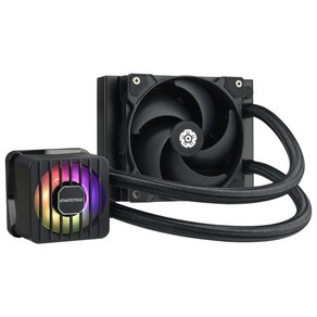 고사양 ENERMAX LIQMAXFLO 360mm A-RGB AIO CPU 수냉 쿨러 - 최대 3000RPM의 고성능 펌프 38mm 두께의 라디에이터 60mm VRM 팬 압력에 최, [01] LMF120-SR, [01] 120mm, [01] 27mm 두께의 라디에이터