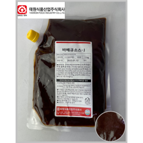 [태원] 바베큐소스-J 1kg(상온)_폭립 삼겹 고기_치즈왕자, 2개, 1kg