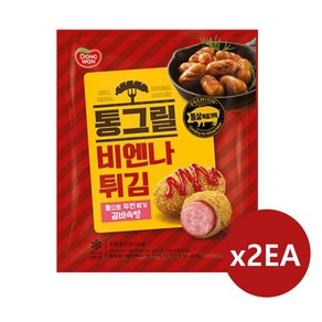 동원 통그릴 비엔나 튀김 미니핫도그 300g, 2개