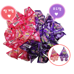 ROSCELA 베리베리향 젤리 포도향 딸기향 소분판매, 5g, 40개