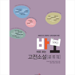 새로운 중 고등학교 교육과정에 따른 바로 보는 고전소설:신화 설화 민담 패관 가전 수필, 타임기획