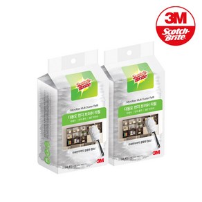 3M 스카치브라이트 다용도 먼지떨이 브러쉬 리필 4입 + 훅걸이1p, 2개