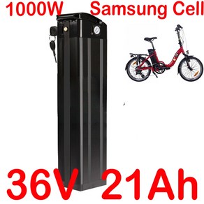 전기자전거 배터리 36v 20ah 10ah 13ah 15ah 20ah 21ah 리튬 사용 samsung cell fit 500w 1000w, 36v 26ah 500w(5a), 1개