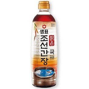 샘표 맑은 조선간장, 샘표 국간장 500ML 2개/간장/국간장/국간장/간장/, 2개, 500ml