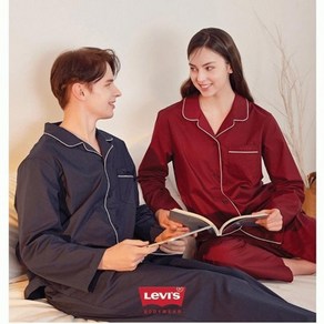 리바이스언더웨어 Levis Bodywear 포켓 자수 레드여성 잠옷세트 SG