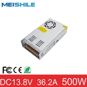 AC 13.8V 36.2A 500W 스위칭 전원 공급 장치 드라이브 변압기 CNC 모터 산업용 전자 전기 장비 등, [01] 13.8V, [01] 500W, [01] 100-120 볼트/200-240 볼트, 1) 13.8V - 500W - 100-120 볼트20