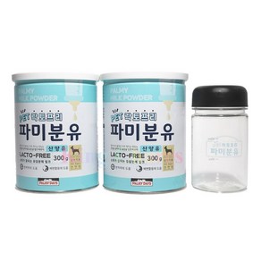 (국내배송)락토프리 파미분유 산양유 600g+전용보틀 / 강아지 분유 펫밀크, 1. 락토프리 산양유 300gx2+전용보틀