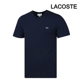 LACOSTE 반팔티셔츠 브이넥 마린 TH2036-166