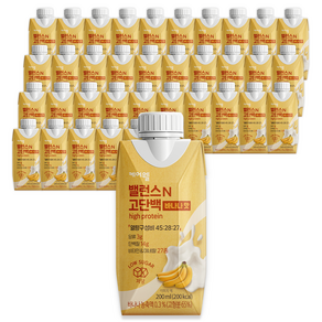 케어웰 밸런스N 고단백 바나나맛, 200ml, 36개