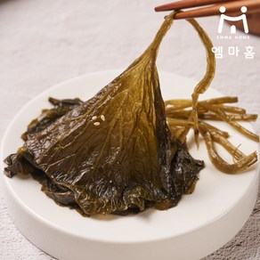 [엠마홈] 밥도둑 반찬 고추냉이잎 장아찌 국내가공, 1개, 1kg