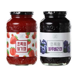 초록원 딸기잼 1kg + 블루베리잼 1kg/과일잼, 2개