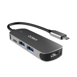 BASIX USB3.1 C타입 멀티허브 4in1 HDMI 스마트폰 미러링 맥북 덱스 BX4H, 단일색상1128351 23