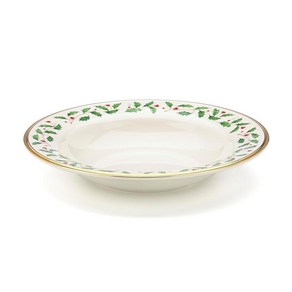 레녹스 예쁜크리스마스식기셋트 dh241013 고급스러운문양의식기셋트 (241129), Pasta/Rimmed Soup Bowl, 1개