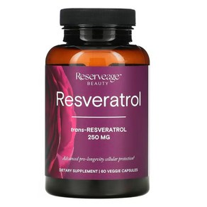 Reseveage 레스베라트롤 250 mg 60캡슐, 기본, 1개, 60정