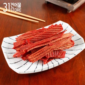 31건어물 매콤 오징어 육포, 1개, 300g