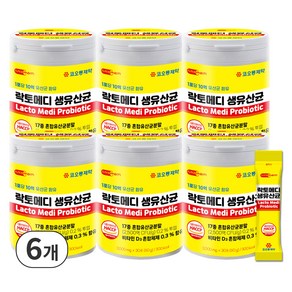 코오롱제약 락토메디 생유산균(30포 단품), 60g, 6개