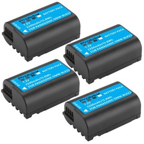 파나소닉 호환 LUMIX DC-S5 교체용 충전식 배터리 2200mAh DMW-BLK22, 03 4pcs battey, 4개