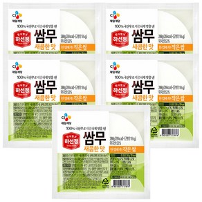 (냉장)[하선정]쌈무 작은쌈(새콤), 5개, 200g