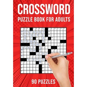 Cosswod Puzzle Books fo Adults: Coss Wods Activity Puzzlebook - 90 Puzzles (US Vesion) Papeback, Independently Published