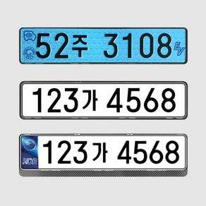 수입차/국산차 겸용가드-천공/비천공/전기차 겸용 번호판가드, 03.국산차슬림가드1개-전/후면공용, 1개