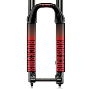 Rockshox XC35 산악 자전거 프론트 포크 데 스티커 액세서리, [02] Red, 1개