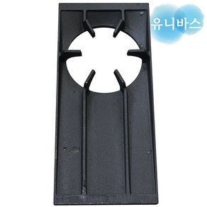 1열 상판 (구멍 측면) 업소용 가스렌지 화구 석쇠 간택기 간텍기 버너 1구, 220X485