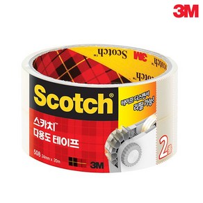 3M 스카치 테이프 리필 508 24mmX20M 2롤 3인치코어