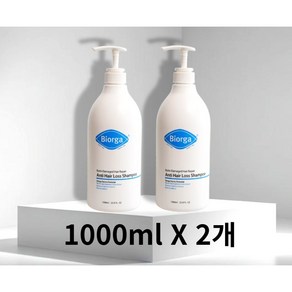 [best] 바이오가 바이오틴 손상모발개선 탈모완화 샴푸 1000ml 바이오틴탈모샴푸 탈모샴푸 바이오틴샴푸 비오틴샴푸 손상모발 건강모발, 2L, 1개