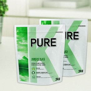 PURE(퓨어) 과탄산소다 3kg, 2개