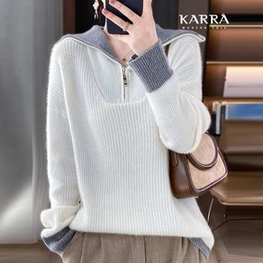 카라 KARRA 인앤아웃하프집업니트 A4S0149