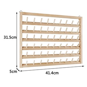 실패꽂이 벽걸이 실 거치대 정리함 48/54 스풀 자수 재봉 랙 용품 퀼팅 도구, [02] 54 Spool, 1개