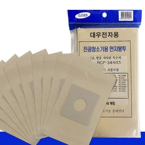 대우 먼지봉투(10p) RCP-34 진공청소기용 종이필터, 1개, 본상품선택, 1개