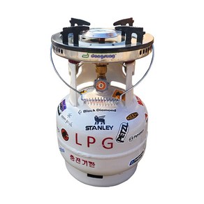 LPG 가스통 3kg + 국산 해바라기버너 세트 2020년 제조 캠핑용 야외용, 1005버너+가스통, 1개