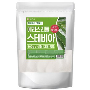 건강중심 에리스리톨 위드 스테비아 설탕 500g, 1개