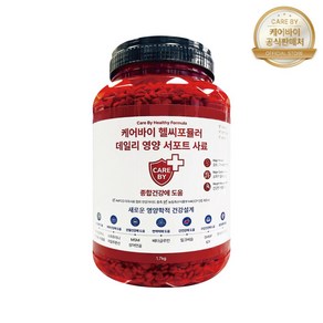 케어바이 강아지 가수분해사료 헬씨포뮬러사료 알러지 관절눈물 종합서포트, 1개, 1.7kg, 오리고기+연어