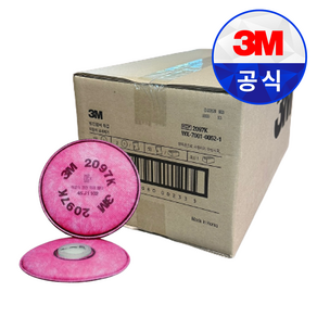 3M 방독면 필터 방독정화통, 3M 특급 방진 필터 2097K 산업용 방진용 분진용, 50개