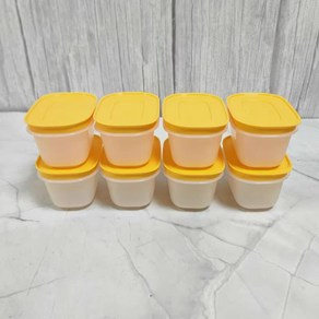 타파웨어 Tupperware 냉장 냉동밥 소분밥 전자렌지 용기 170ml 8종 세트