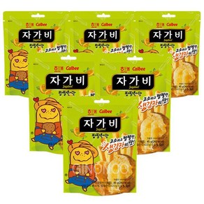 해태 calbee 자가비 짭짤한맛 45g 6개 감자칩 가루비