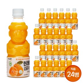 제주팡 한라봉 감귤주스 100%착즙, 24개, 330ml