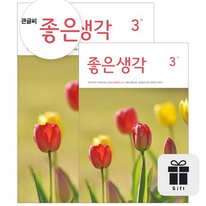 월간 좋은생각 12개월 정기구독 (+선물), 큰글씨 좋은생각, 수건(색상랜덤)