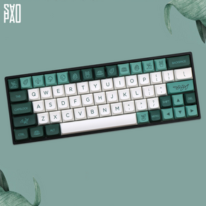 사오파오 보타니컬 XDA 키캡 PBT 5면 염료승화 Botanical (138키)